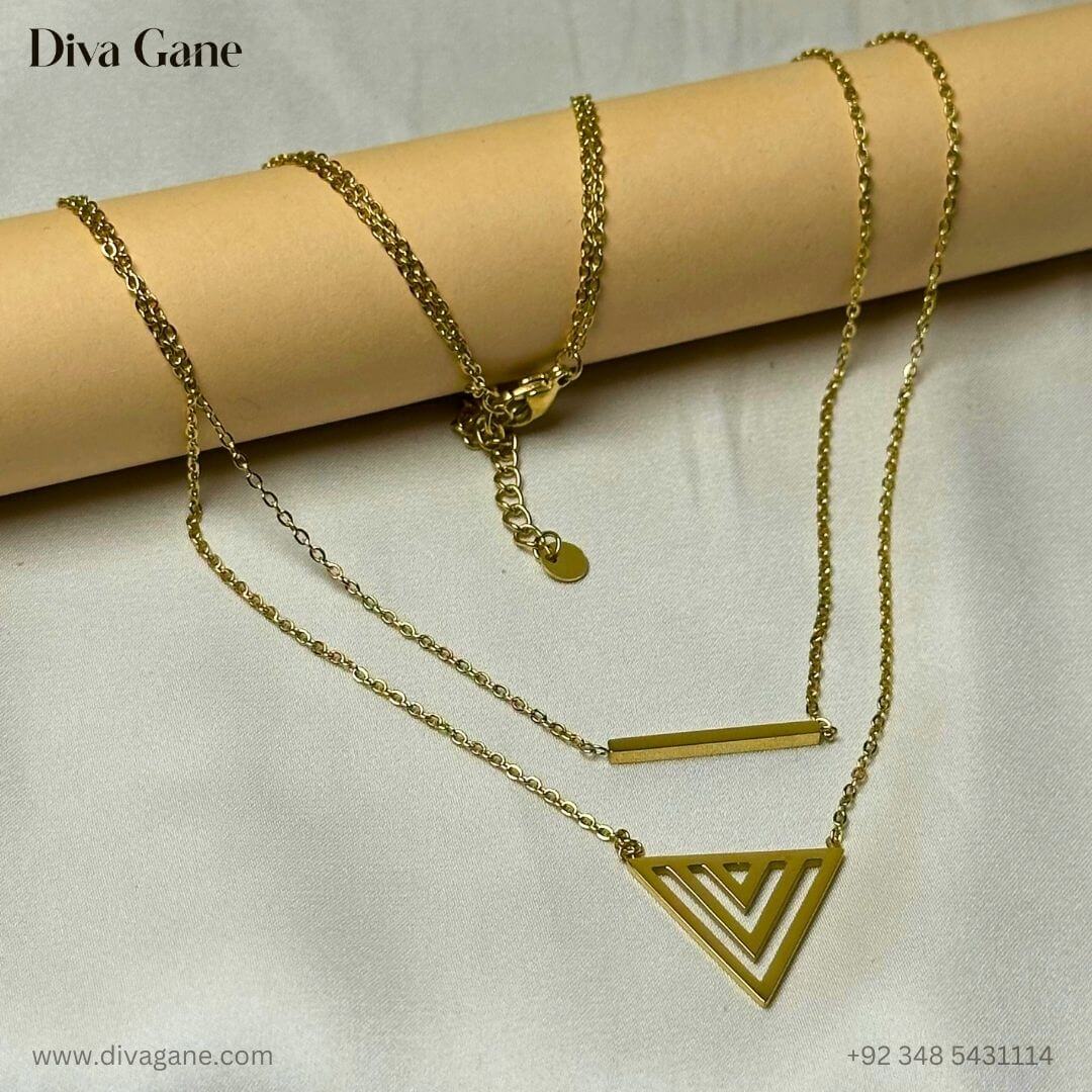Twin Element Necklace