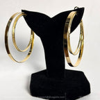 Double Layer Plain Earrings