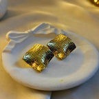 Boxed Bling Square Earrings