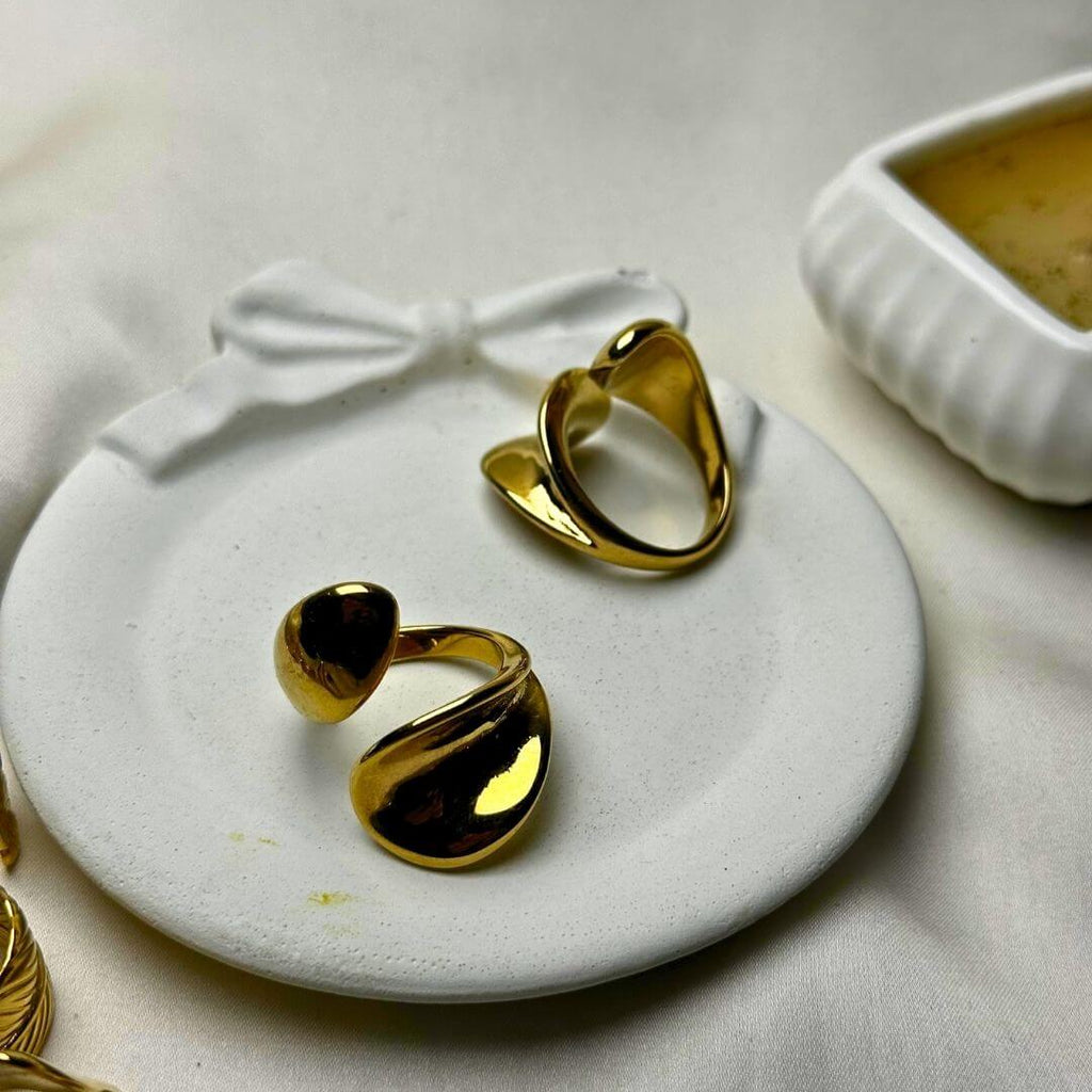 Duo Fold Gold Ring