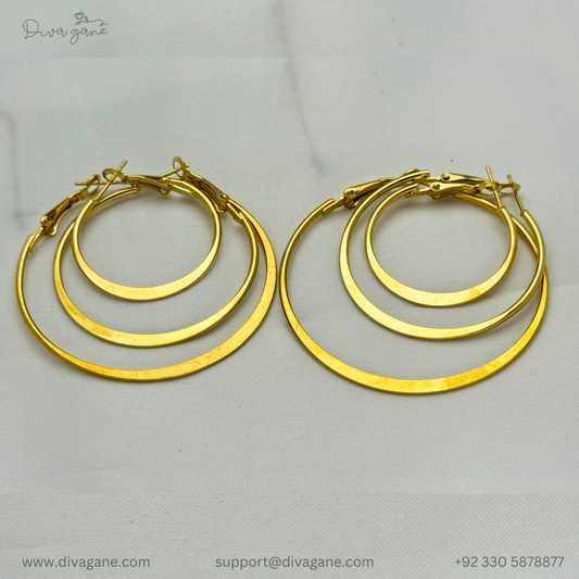 Flat Regular Earring Gold