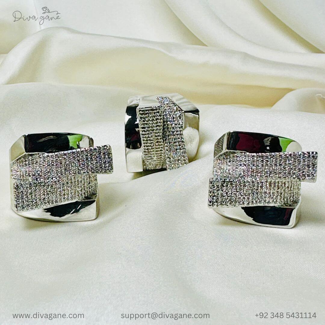 Four Tiered Luxury Ring