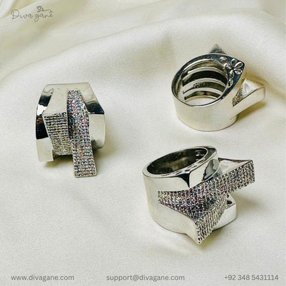 Four Tiered Luxury Ring