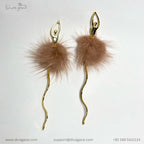 Furry Dancing Earrings