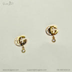 Elegant White Stone Earrings