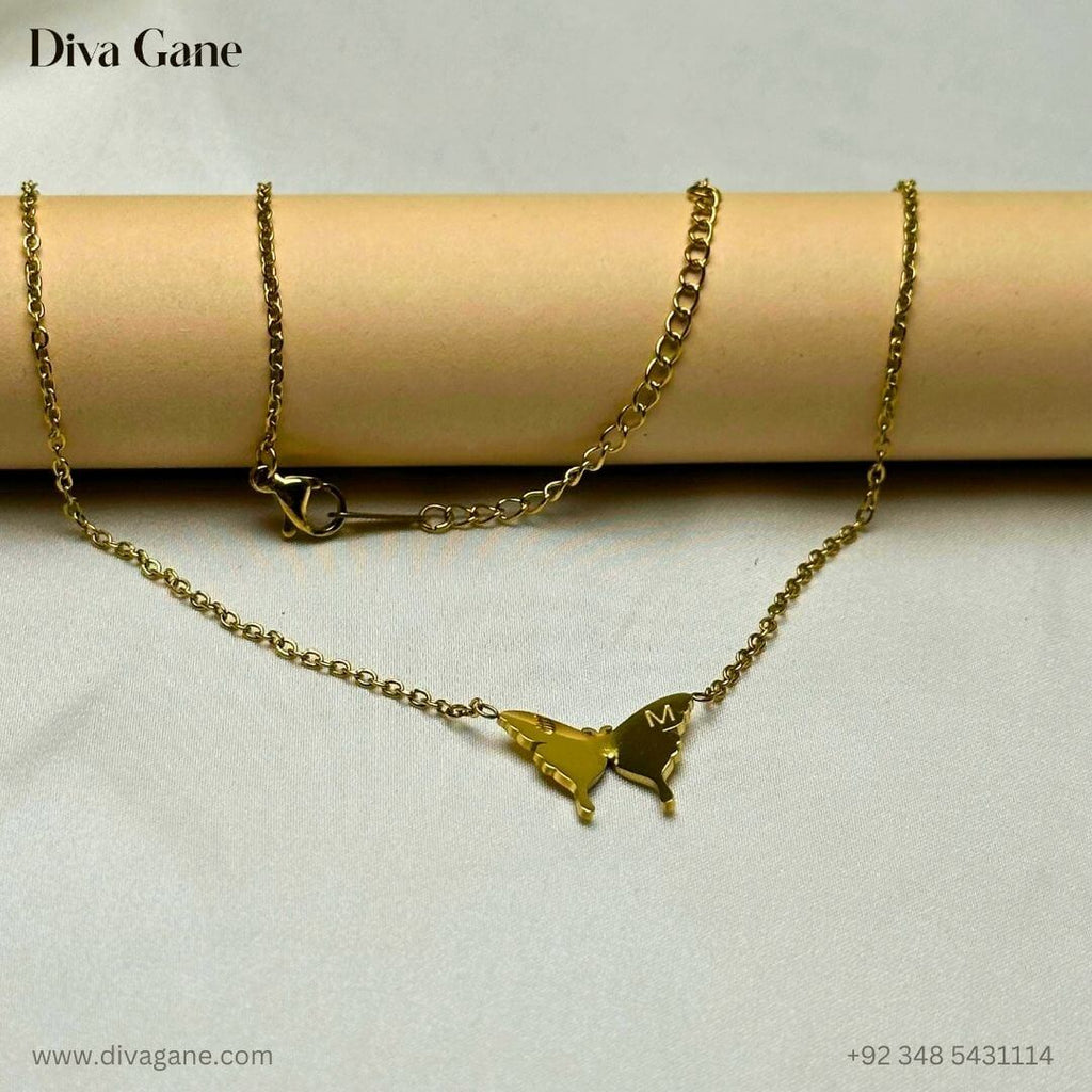 Golden Flutter Pendant