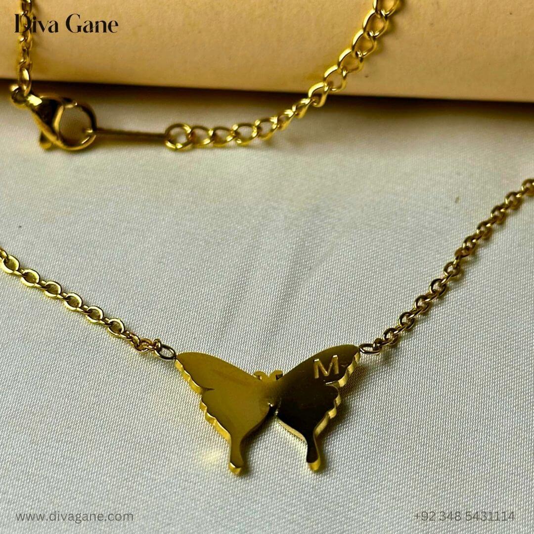 Golden Flutter Pendant