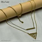 Twin Element Necklace