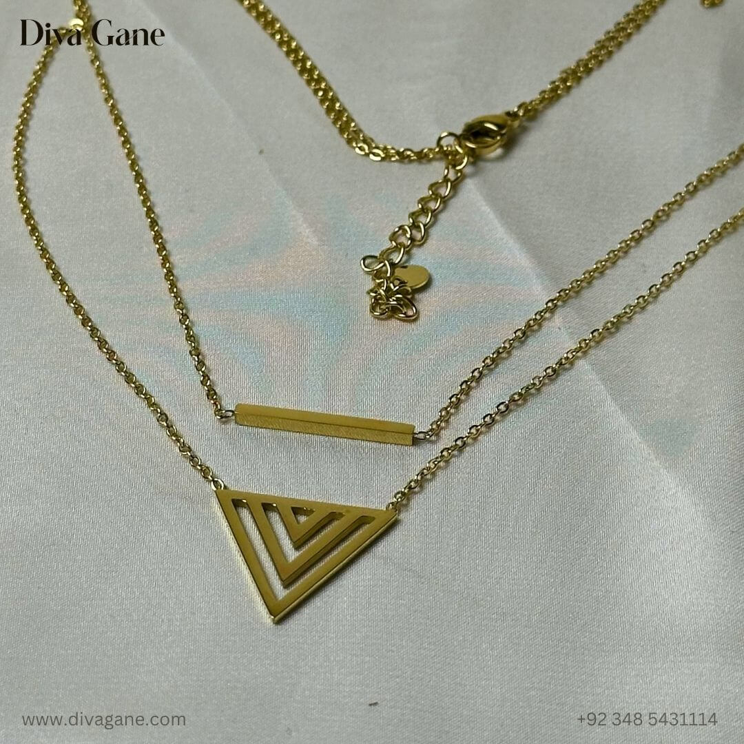 Twin Element Necklace