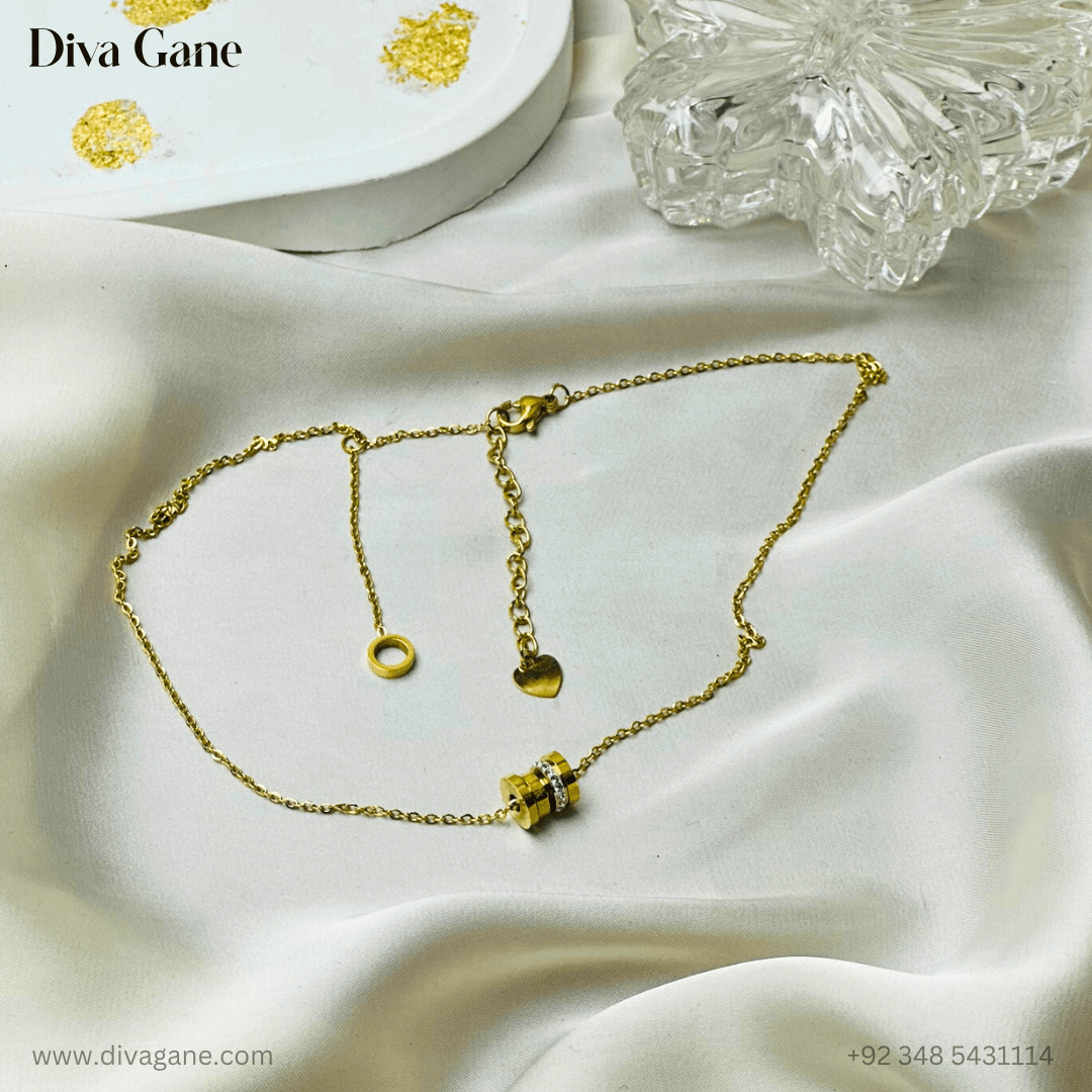 eterna loop pendant eterna loop pendant stainless steel, anti tarnish