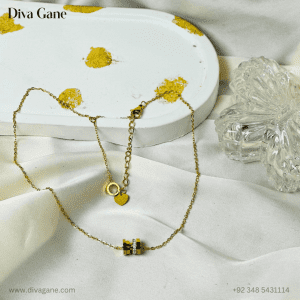 eterna loop pendant stainless steel, anti tarnish