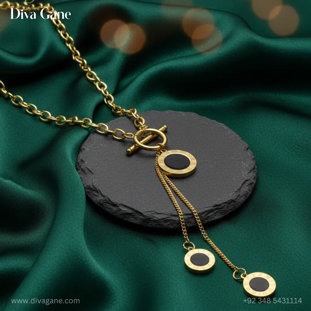 bg loop gold pendant bg loop gold pendant, stainless steel, premium quality for everyday and occasional events