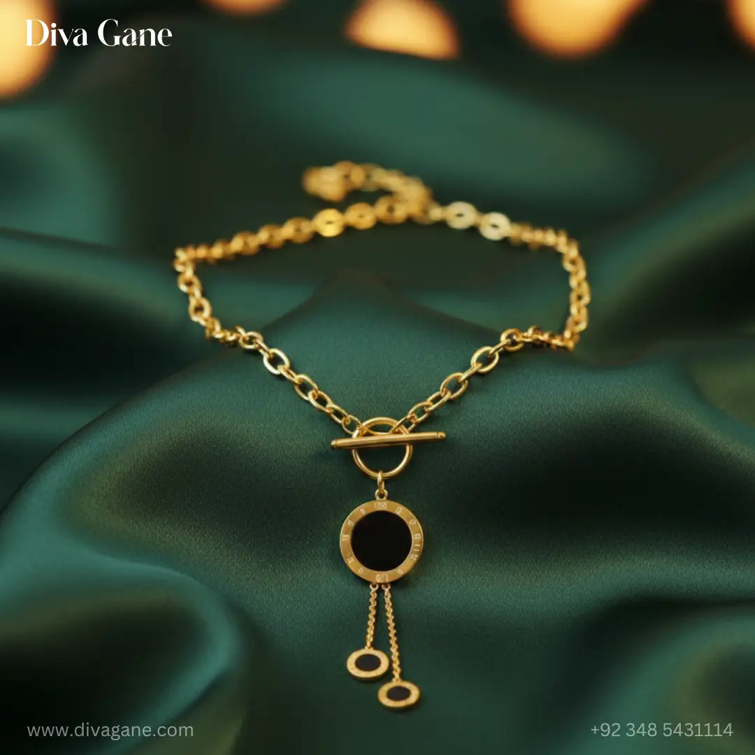 bg loop gold pendant bg loop gold pendant, stainless steel, premium quality for everyday and occasional events