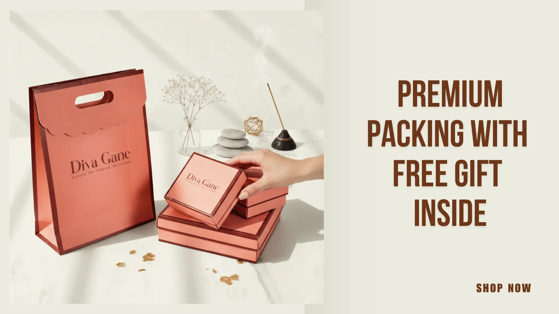 Diva gane new jewellery packaging, luxury packaging