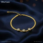 About elegant triple stone bracelet