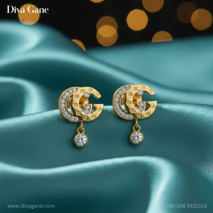 Elegant White Stone Earrings