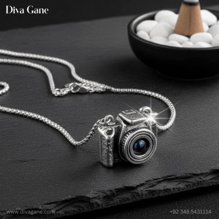Long Chain Camera Pendent